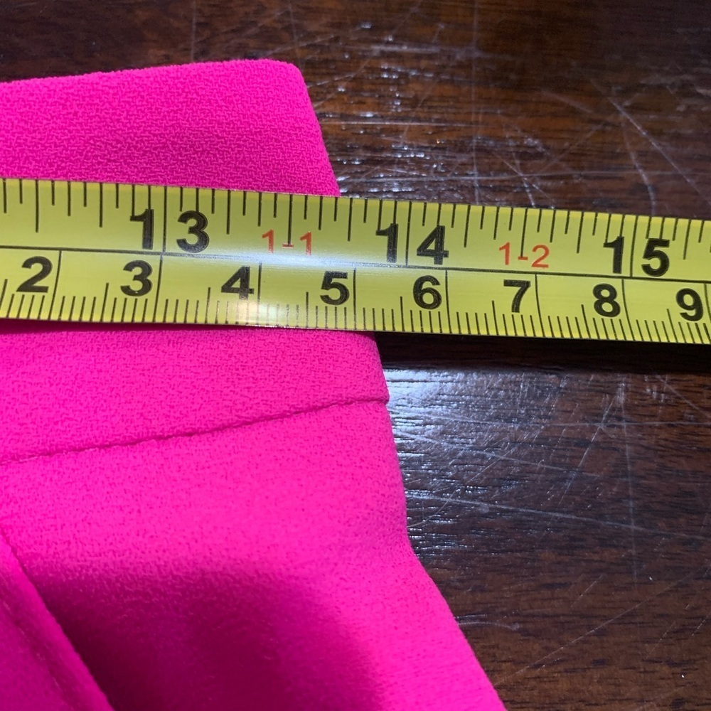 Forever 21 Hot BARBIE Pink Pleated High Waist Shorts Pockets - Women's XS - Picture 4 of 7